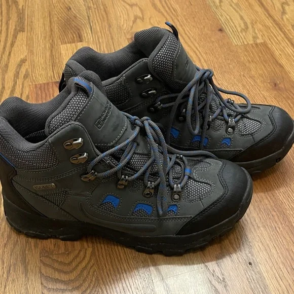 Mountain Warehouse Gray and Blue Outdoor hiking Boots - Picture 4 of 9